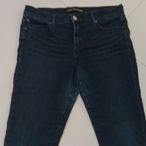 Express denim jeans sz 8 ankle legging midride